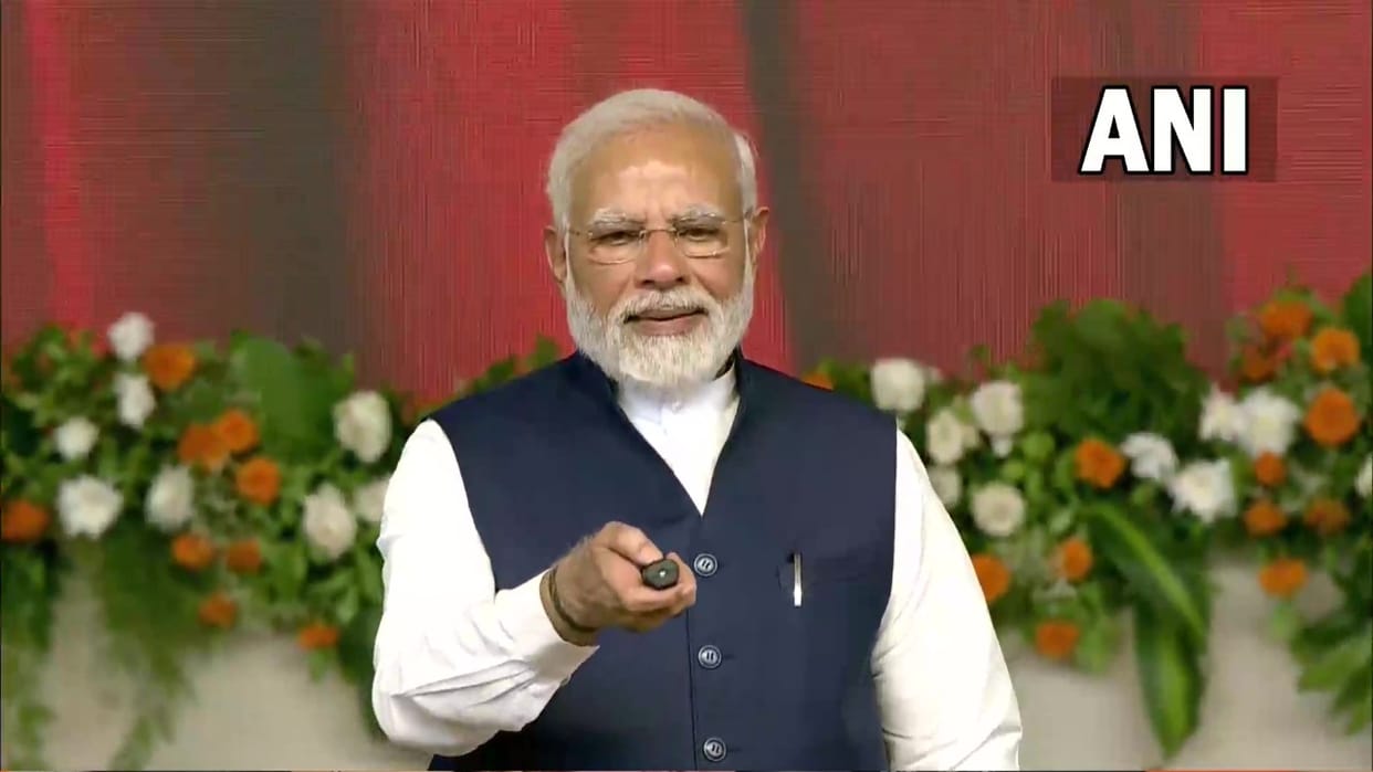 PM Modi Gujarat Visit Live Updates Inauguration of Sabarmati Riverfront FOB Today in Ahmedabad