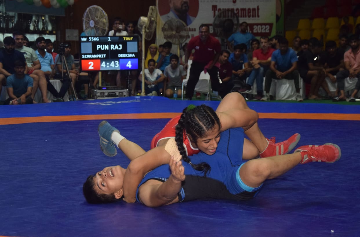 Last day of National Wrestling Federation Cup at MDU