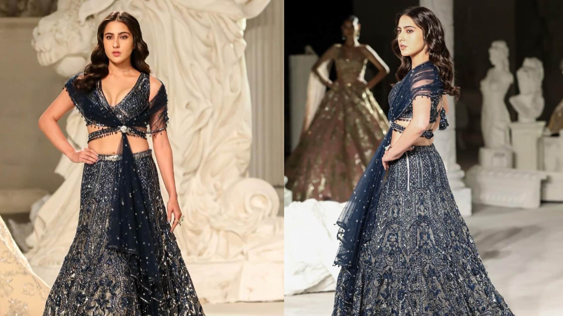Fashion Tips Take Inspiration From Sara Ali Khan Stylish Blouse Designs With Lehenga See Photos