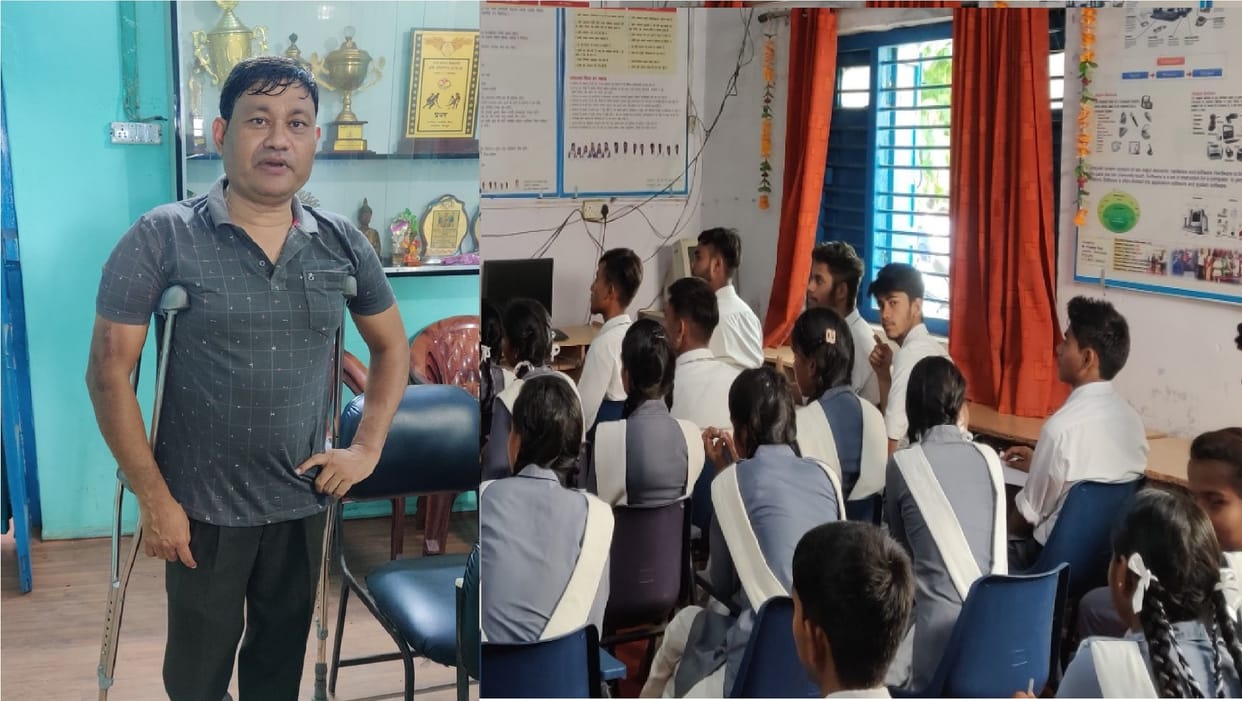 Teacher Pradeep Negi Handicapped selected for National Teacher Award