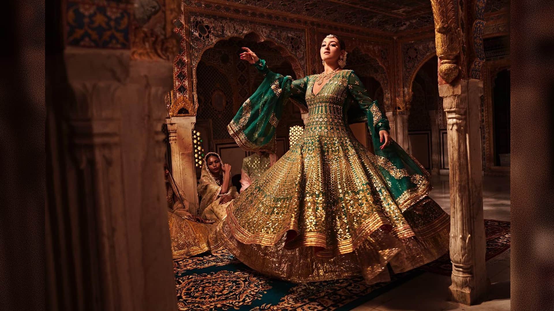 sonakshi sinha royal look and tridha choudhury bold avatar read today celebrity update  in 10 pictures