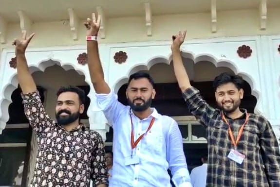 sikar student union election 2022 SFI beats Congress and BJP