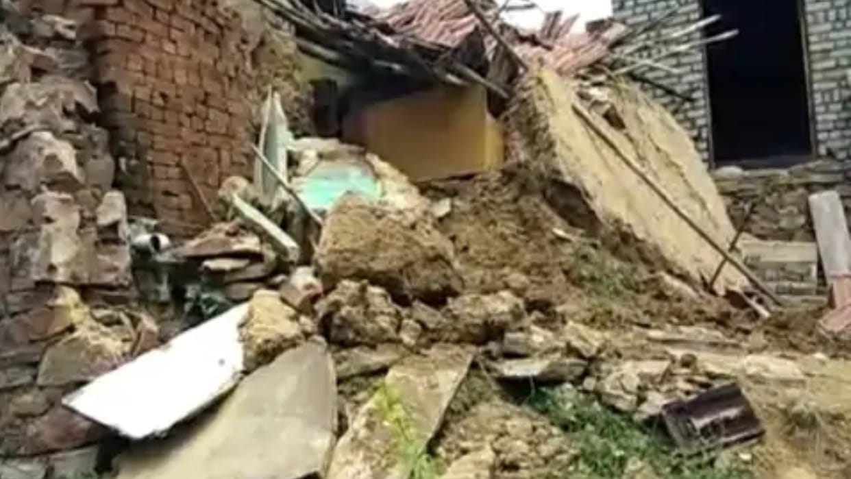 one man died due to wall collapse of house in Bundi