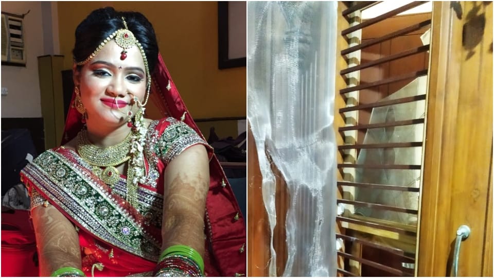 Married woman dead body found hanging on window of house in Agra