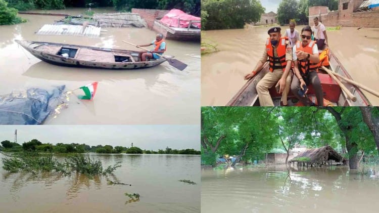 13 Villages Of Ghatampur In The Grip Of Flood Amar Ujala Hindi News