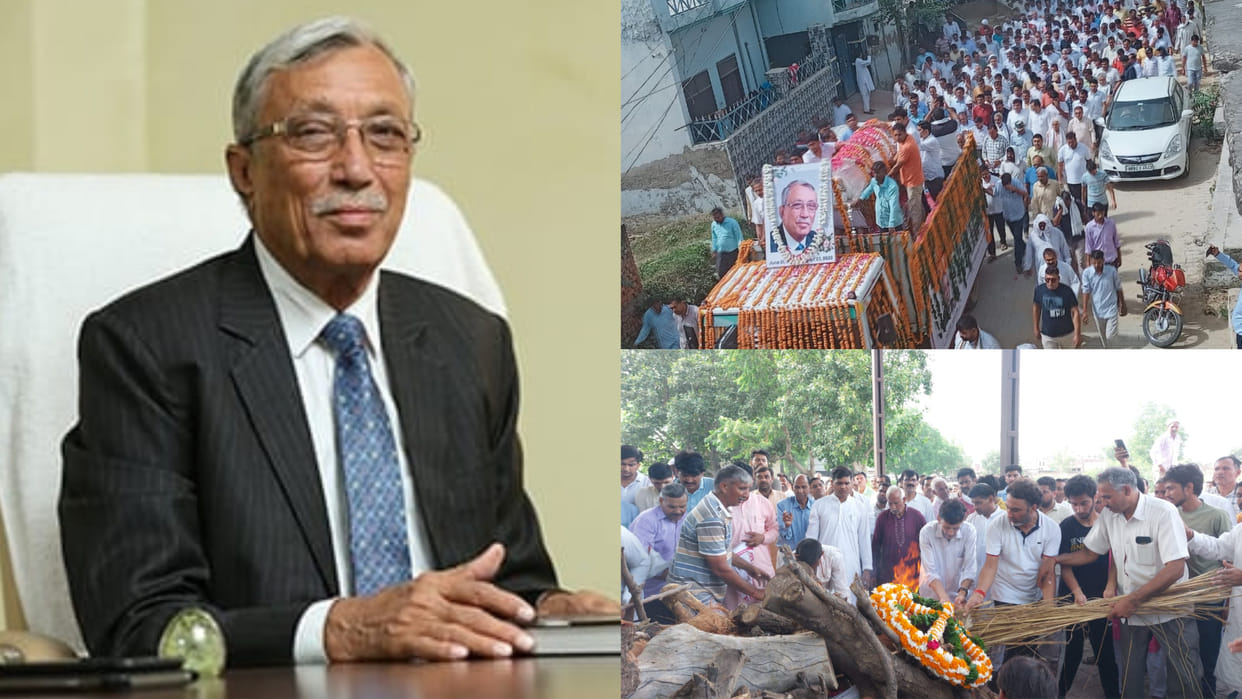 Founder Director of RPS Group Dr OP Yadav passed away in Mahendragarh