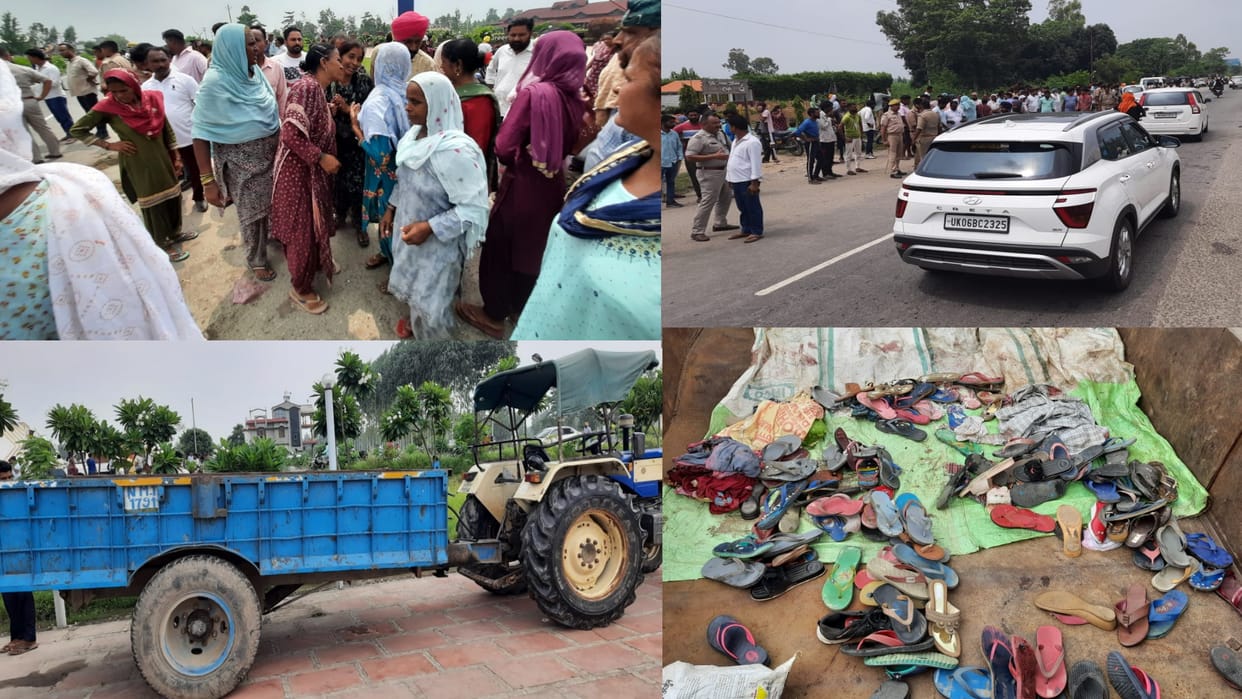 Accident Trolley full of devotees overturned 8 killed 37 people injured US Nagar