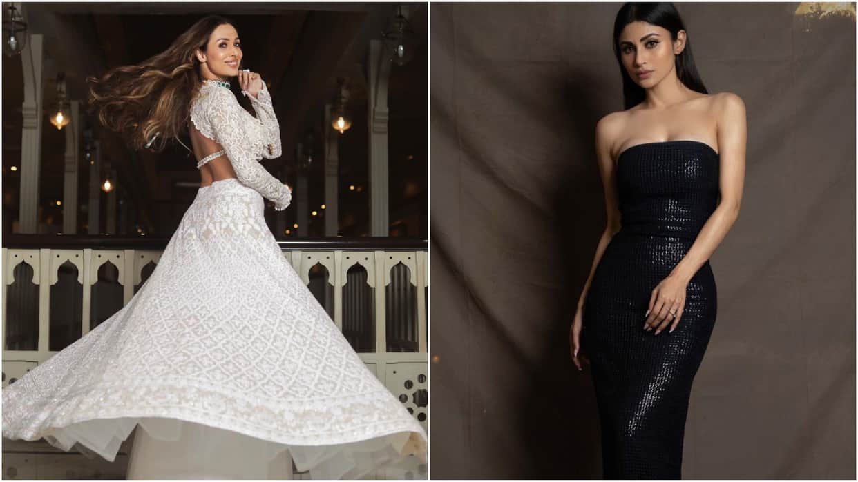 Malaika Arora look gorgeous in lehenga and Mouni Roy hot avatar read today celebrity update in 10 pictures