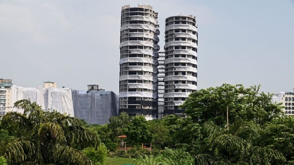 twin tower demolition in noida but corruption in core is still questionable