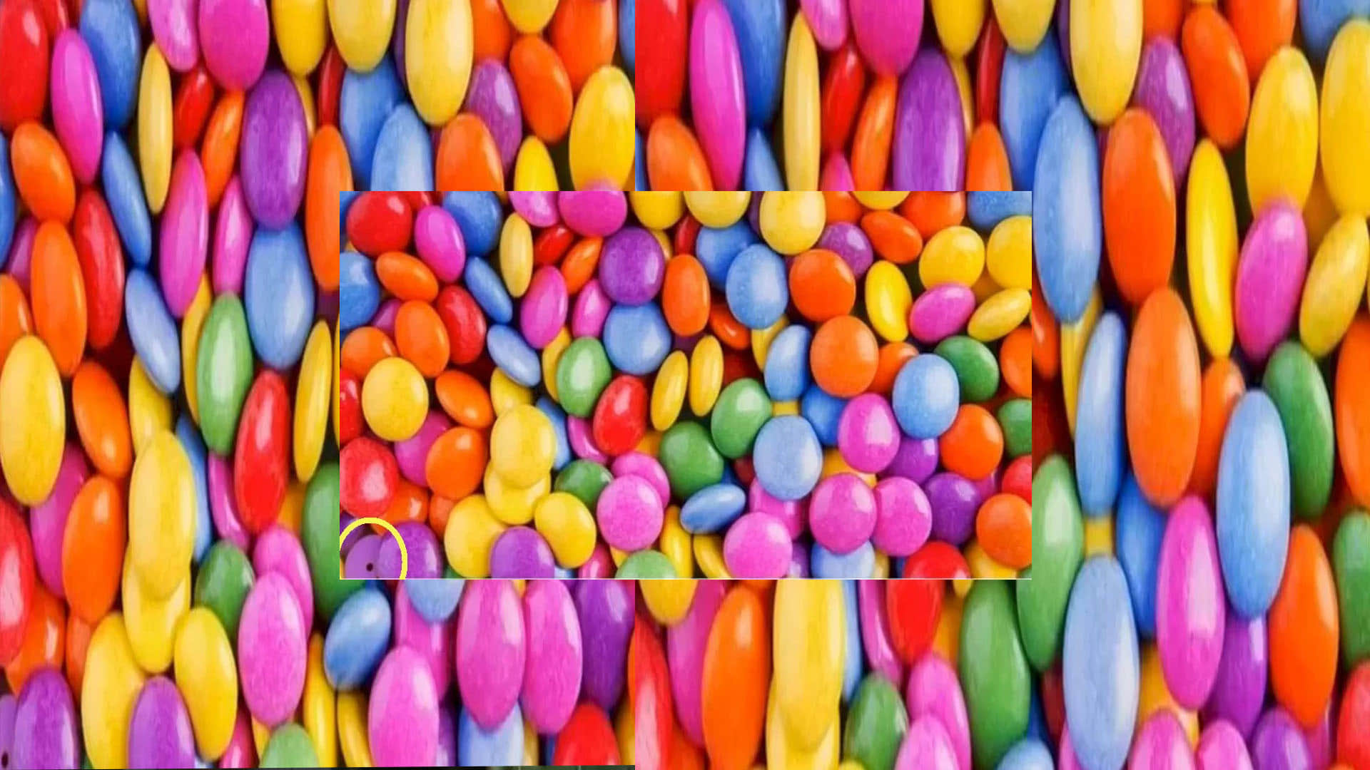 optical illusion spot hidden button among colourful gems googe trends news in hindi