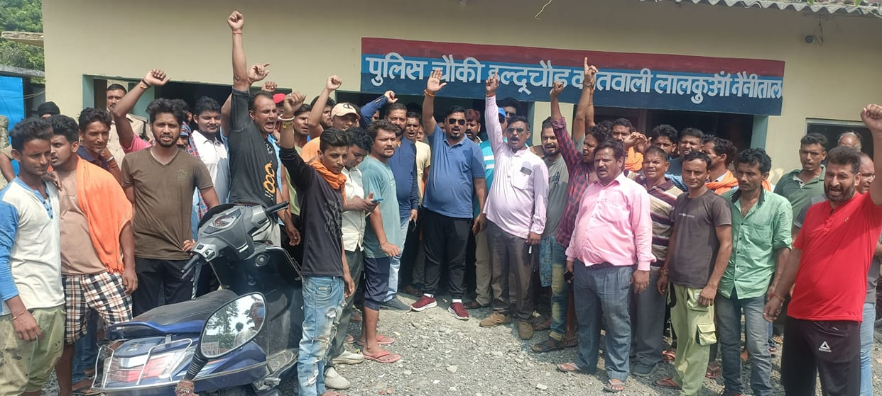 Anger of villagers erupted against police