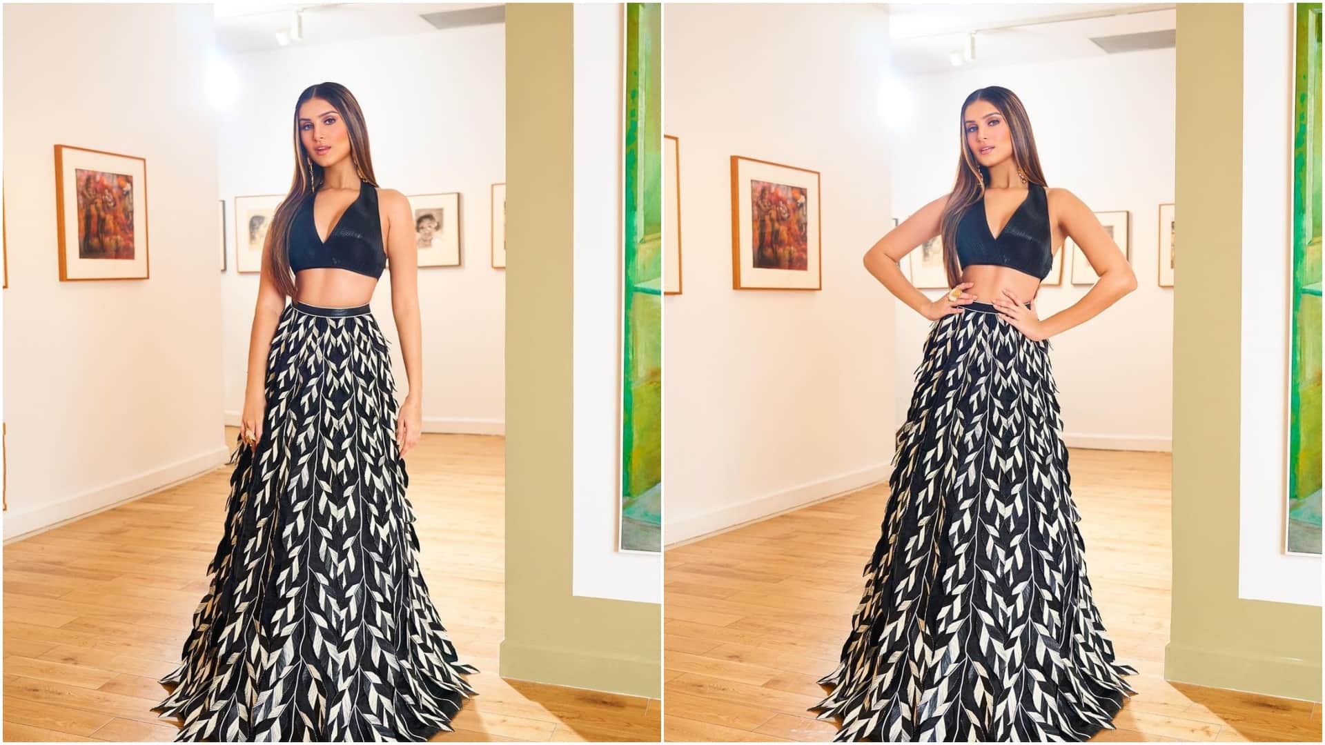 tara sutaria new photoshoot in mauve lehenga set perfect for brides od bridesmaid