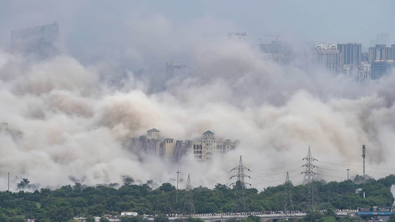 What next after Noida Twin Tower Demolition how Debris to be removed question answers