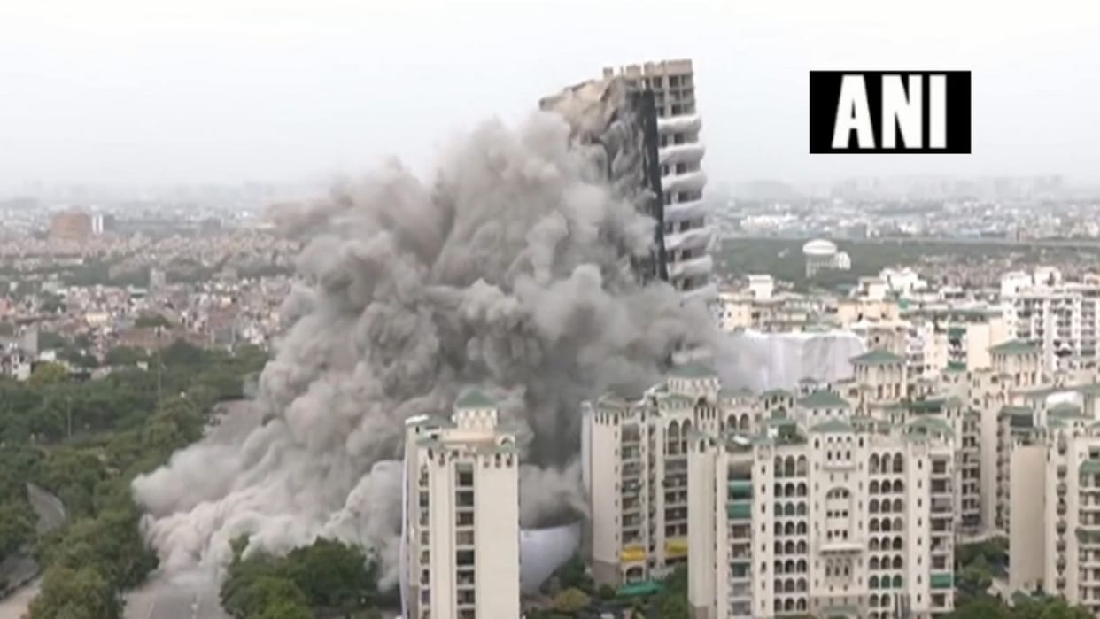 Twin Towers societies around tower have been insured for 100 crores