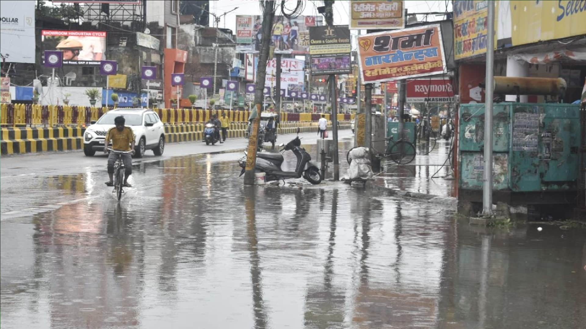 weather report Gorakhpur city is electricity system get damaged due to rain