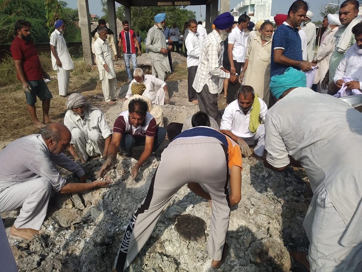 After the rites of six members, the flowers were picked and the tears spilled, Ambala