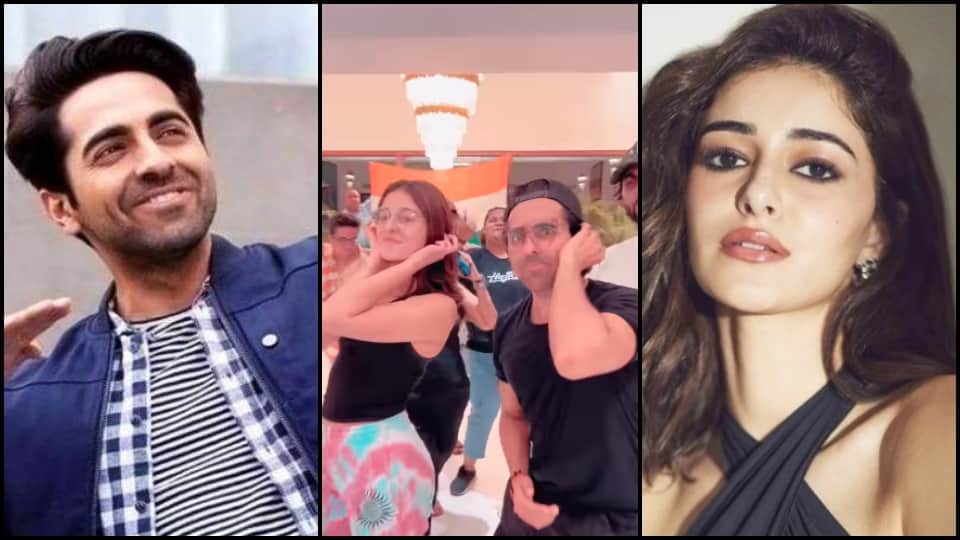 ind vs pak asia cup 2022 ayushmann khurrana ananya panday celebrate indias win dance kala chashma video viral
