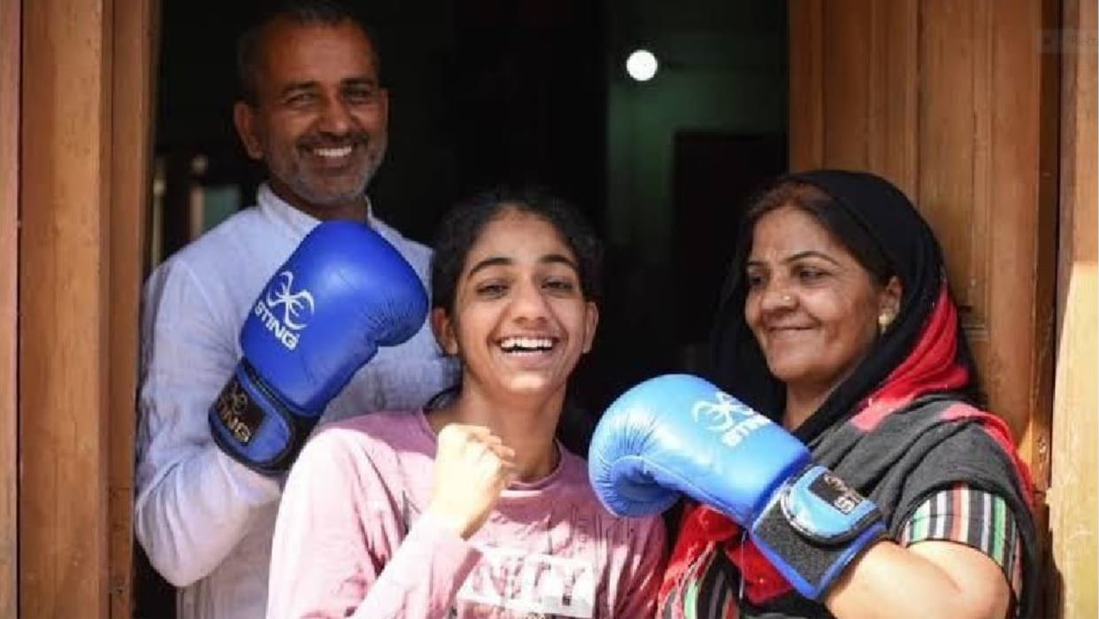 Sports Day Neetu Ghanghas of Bhiwani worked hard to win gold medal in Commonwealth Games