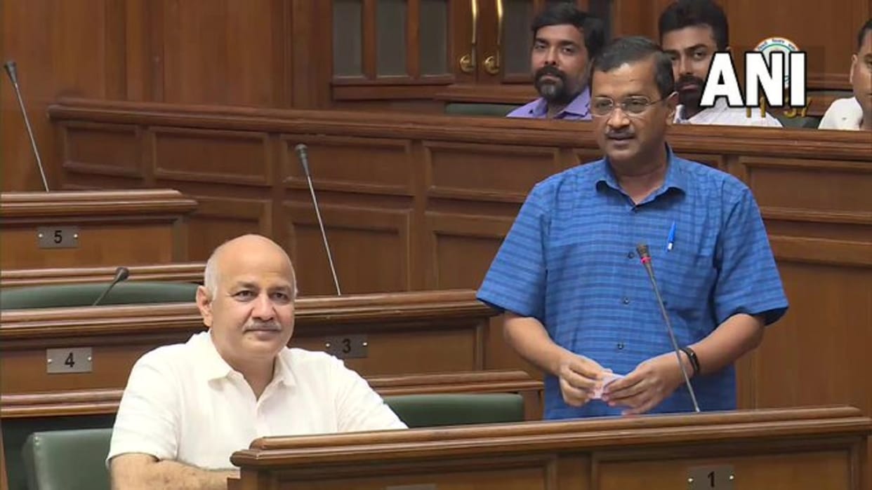 Kejriwal attacked the central government in the Delhi assembly session