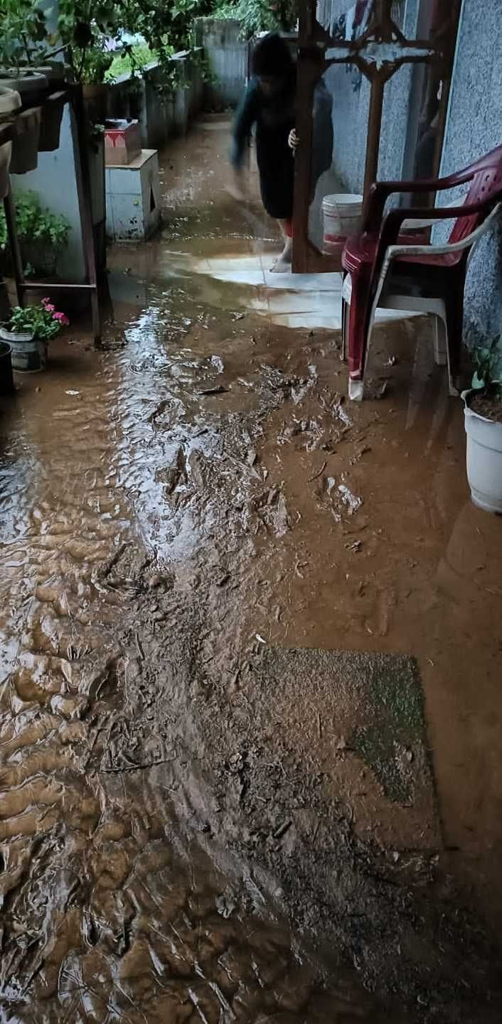 Rain Water flooded in Many Houses