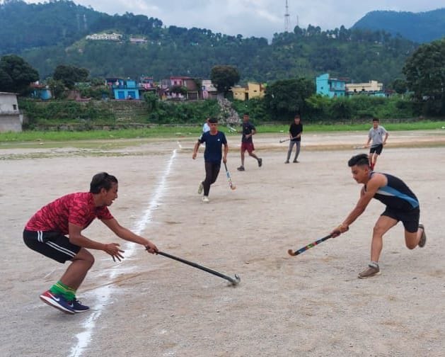 Stadiam A Won The Hockey Match