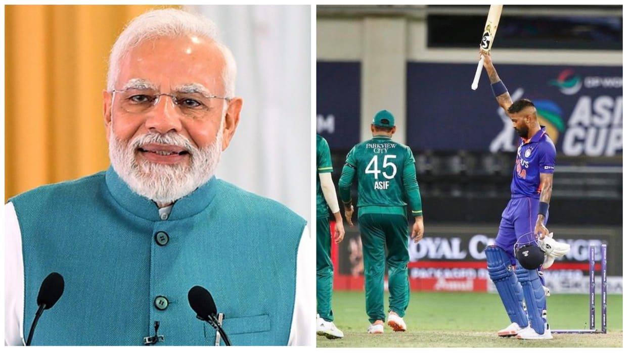 PM Narendra Modi congratulates team India for defeating Pakistan