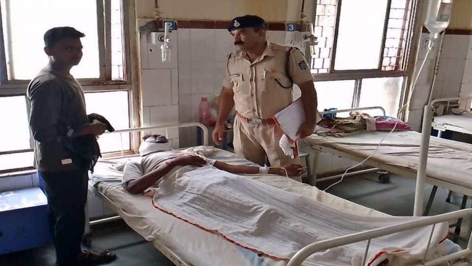 BJP leader assaulted in Sheopur Madhya Pradesh