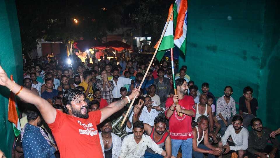 Chandigarh People celebrated victory of India in Asia Cup