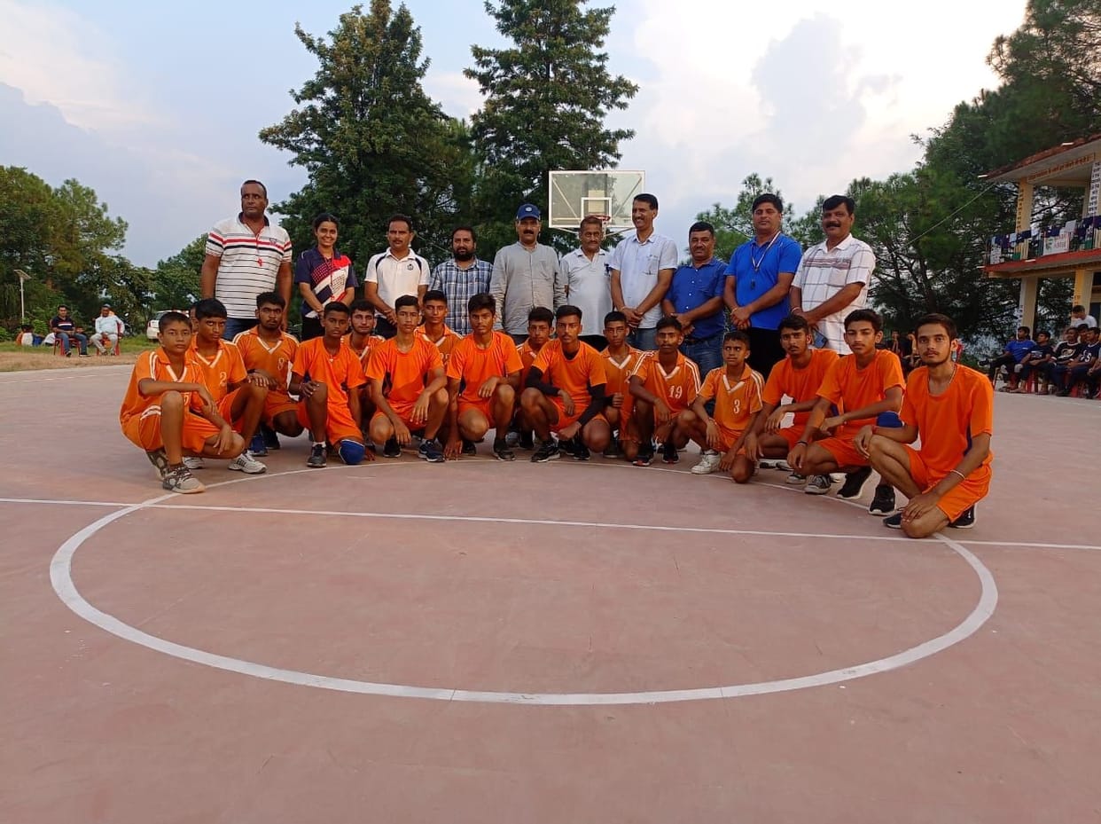 Parol school defeated Jhiraldi school in basketball competition