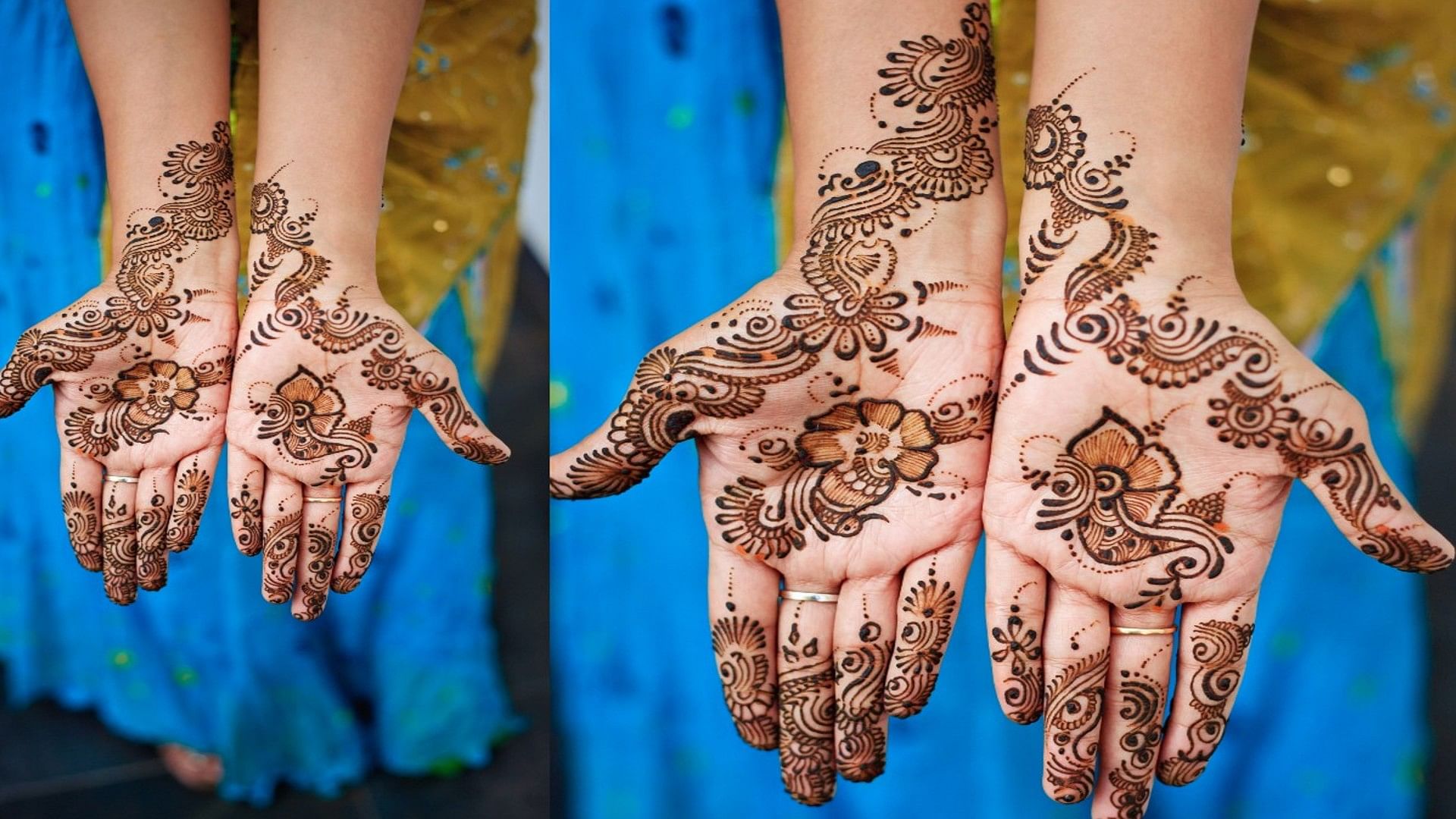 Trending Mehndi Design: तीज-त्यौहार और शादी पर लगाइए ये ट्रेंडिंग मेहंदी  डिज़ाइन, मेहंदी गहरी रचाने के टिप्स भी पढ़िए | Trending Mehndi design:  Apply this trending mehndi ...