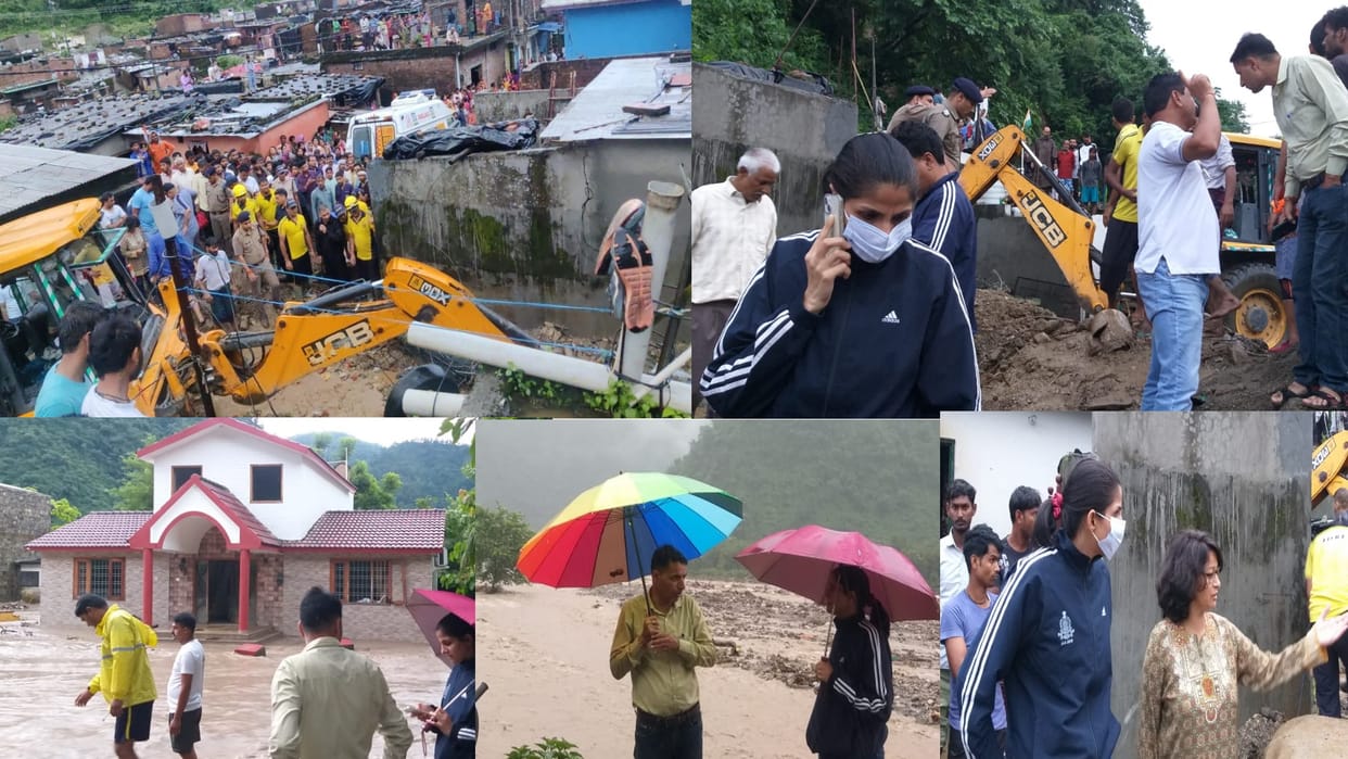 Heavy rain in Uttarakhand eight-day-old child and Two women died due to debris