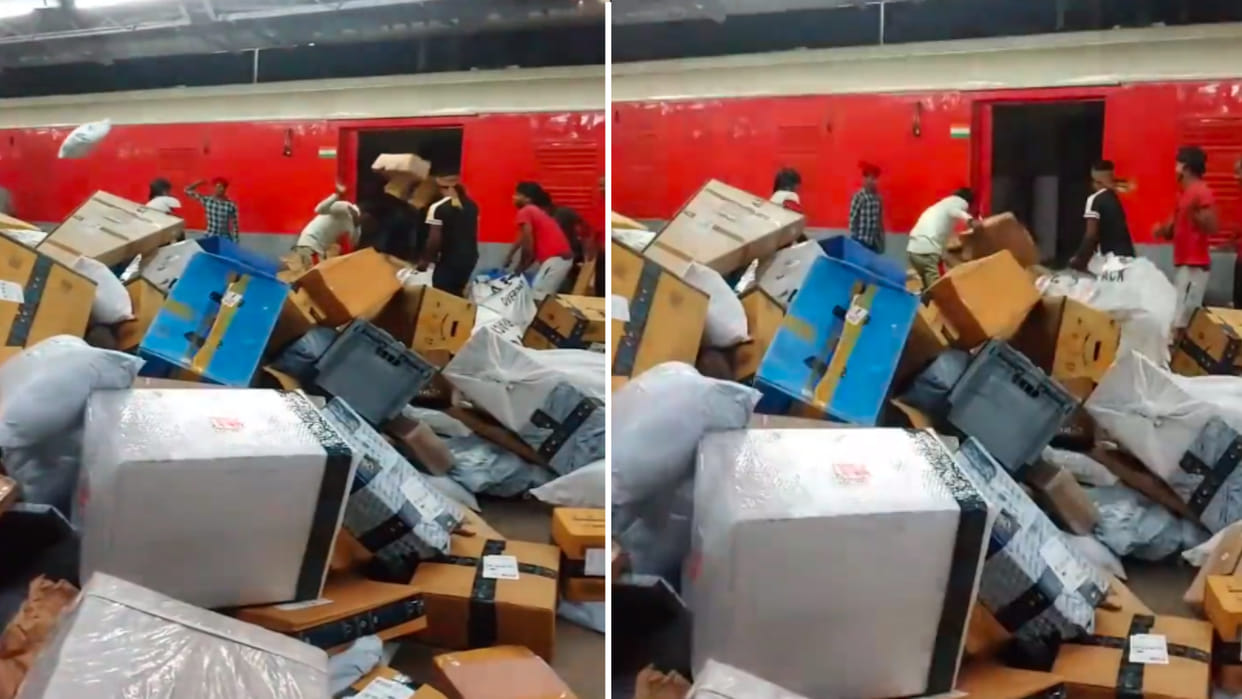 Users asked Do they treat peoples goods like this Indian Railway gave answer
