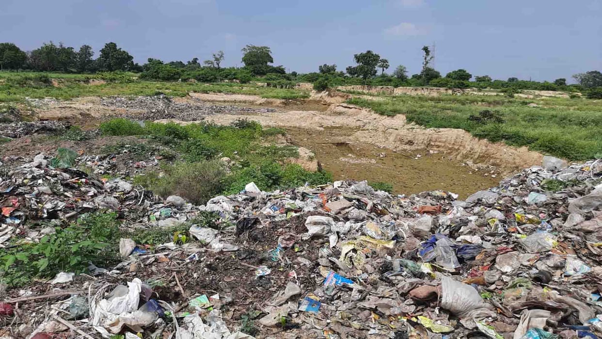 Kannauj: stadium land became garbage dumping yard