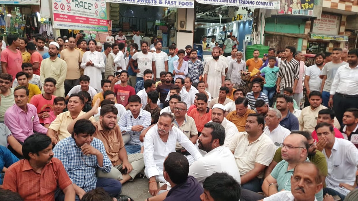 The attack of miscreants in broad daylight in the ancient Bankhandi temple