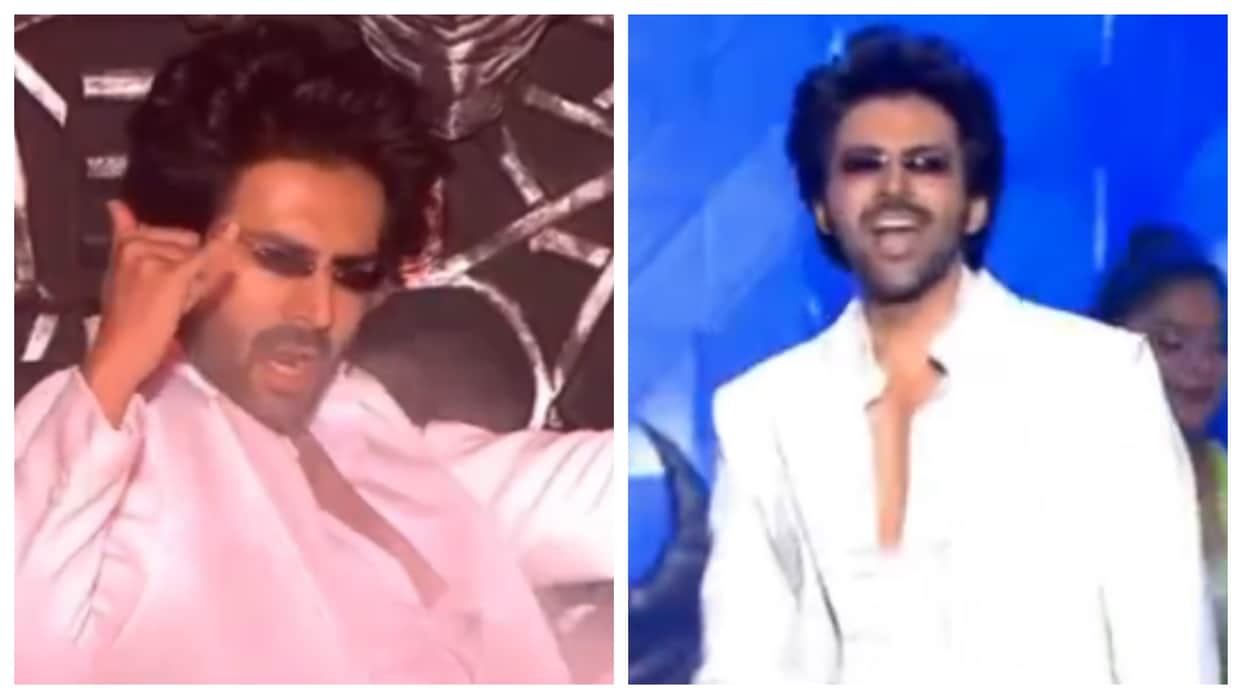 Kartik Aaryan shares his dance video from Umang Awards says Happier when on stage for the Police
