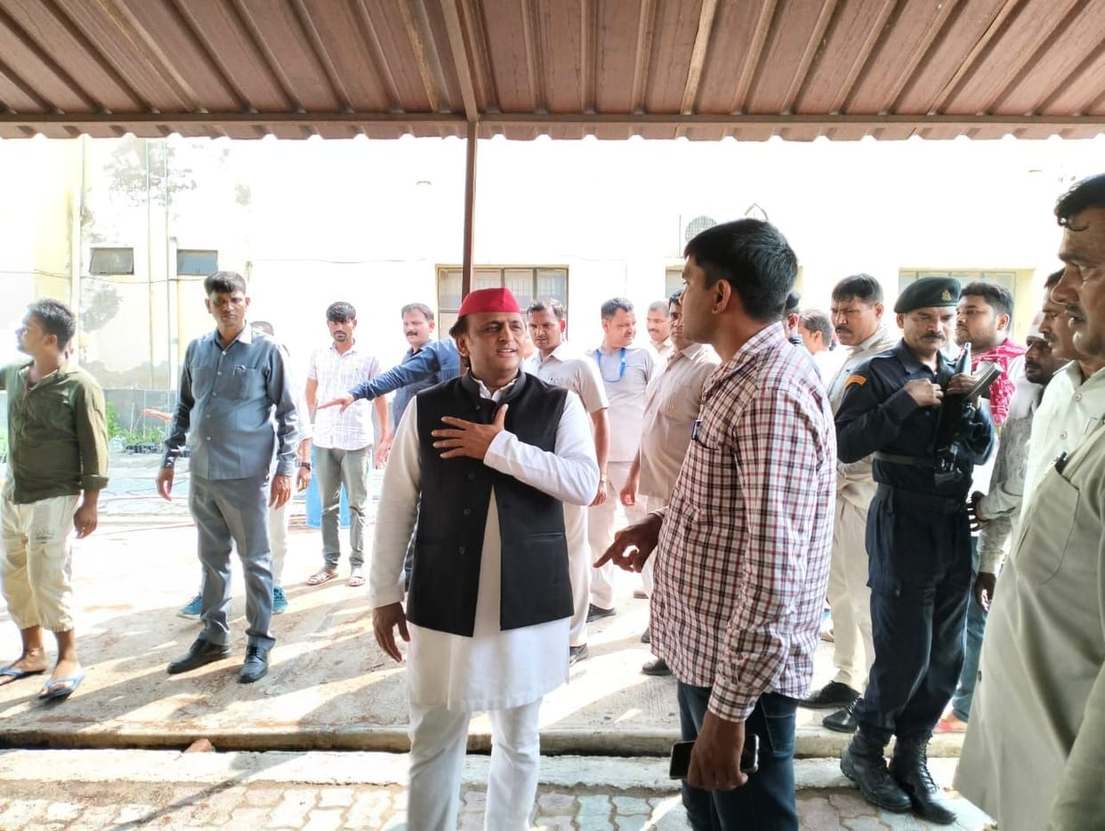Akhilesh gave statement against BJP government in Kannauj