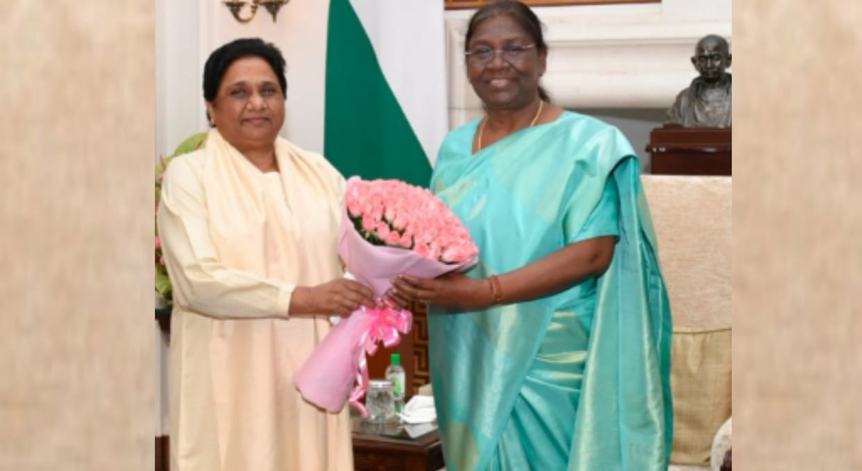 Country has high hopes from Murmu: BSP supremo Mayawati meets President Draupadi Murmu