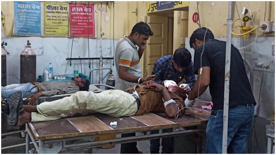 Nagaur News Two Bikes Collided Three Injured