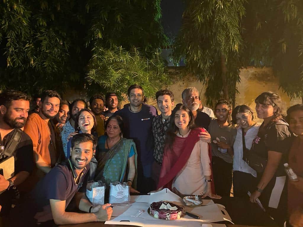 Priyanshu Painyuli celebrates his birthday with the 'Mirzapur 3' team in Varanasi