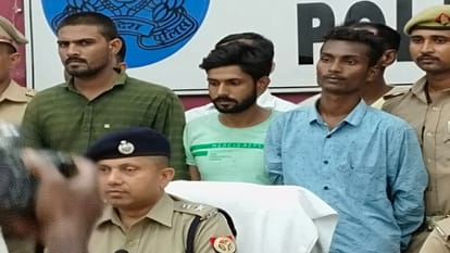 Four robbers arrested in encounter one was shot robbery exposed in Katra and Soraon