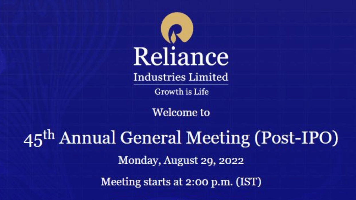 Reliance 45th AGM to be held today, When and where to watch it live