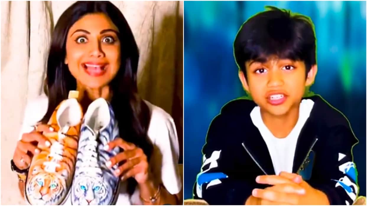 shilpa shetty kundra son viaan launches own shoe brand actress feeling proud