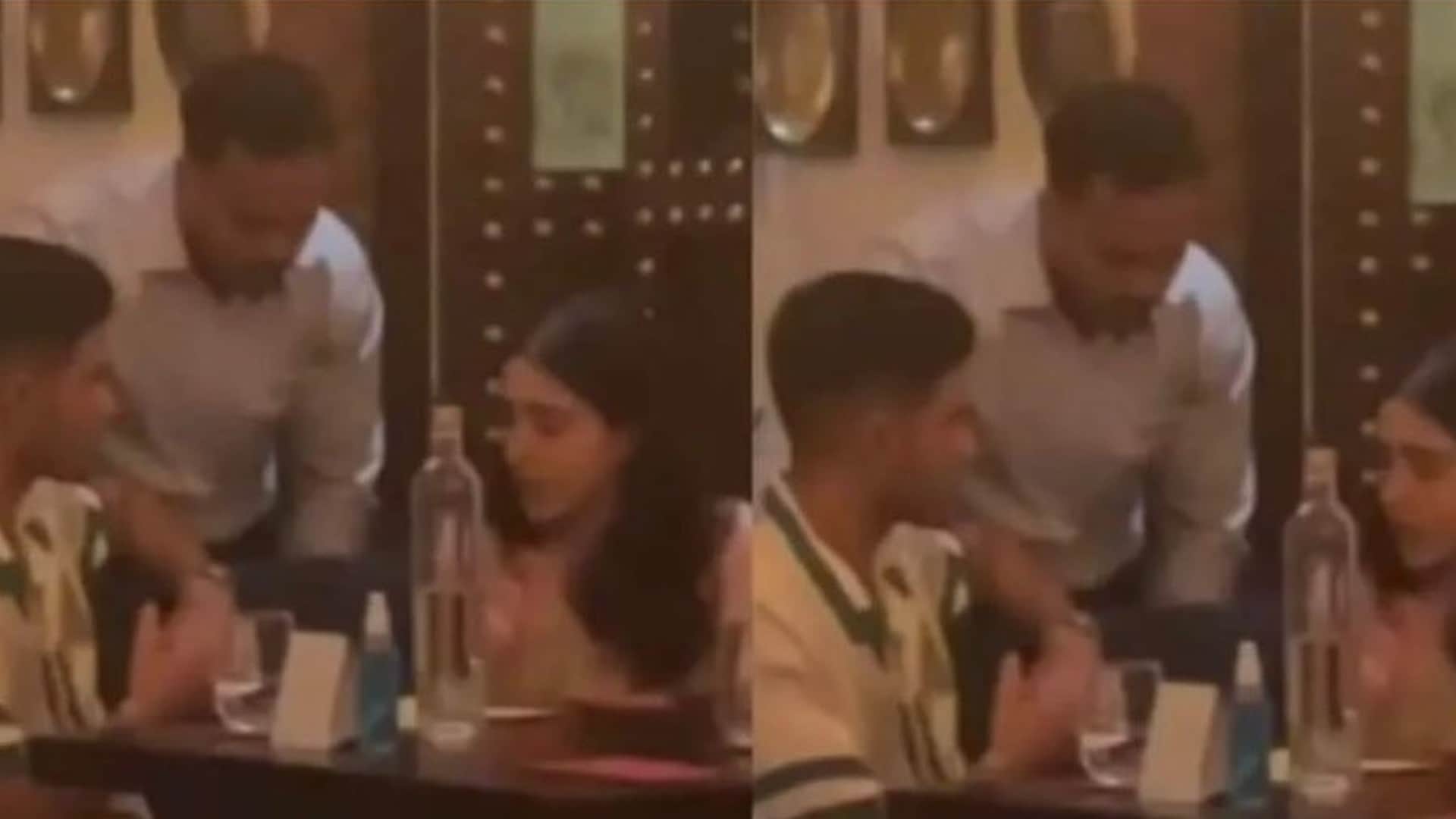 India Star Cricketer Shubman Gill and Sara Ali Khan spotted together in london sparks dating rumors