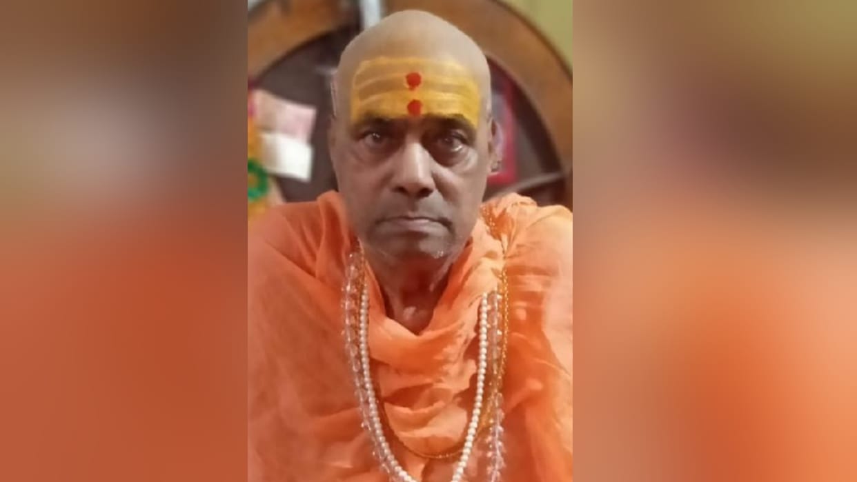 Juna Akhara Mahamandaleshwar Swami Shyam Giri Brahmalin in HARIDWAR