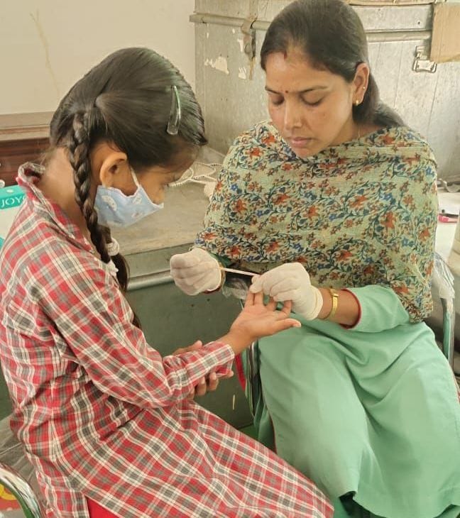 19 girls of Bharathyaan school suffer from anemia
