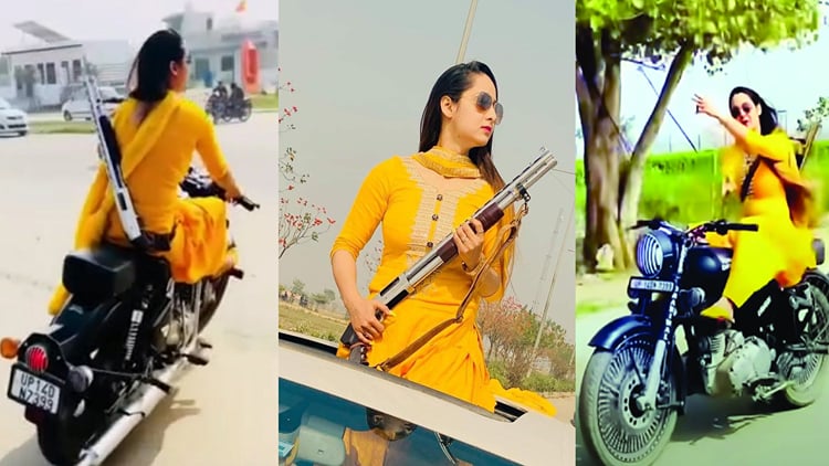 Bullet Rani:तस्वीरों में देखें बुलेट रानी की करतूत, कभी बाइक तो कभी कार ...