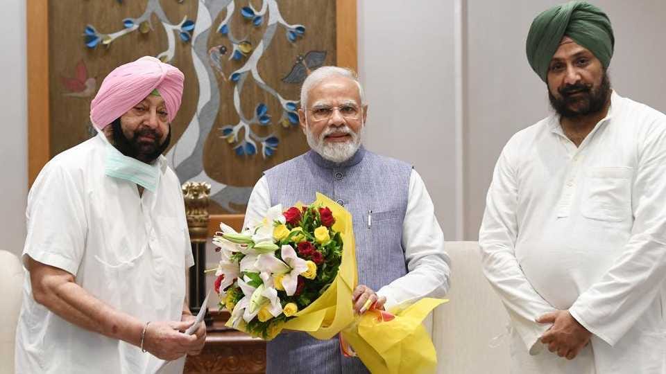 Capt Amarinder Singh meet Prime Minister Narendra Modi