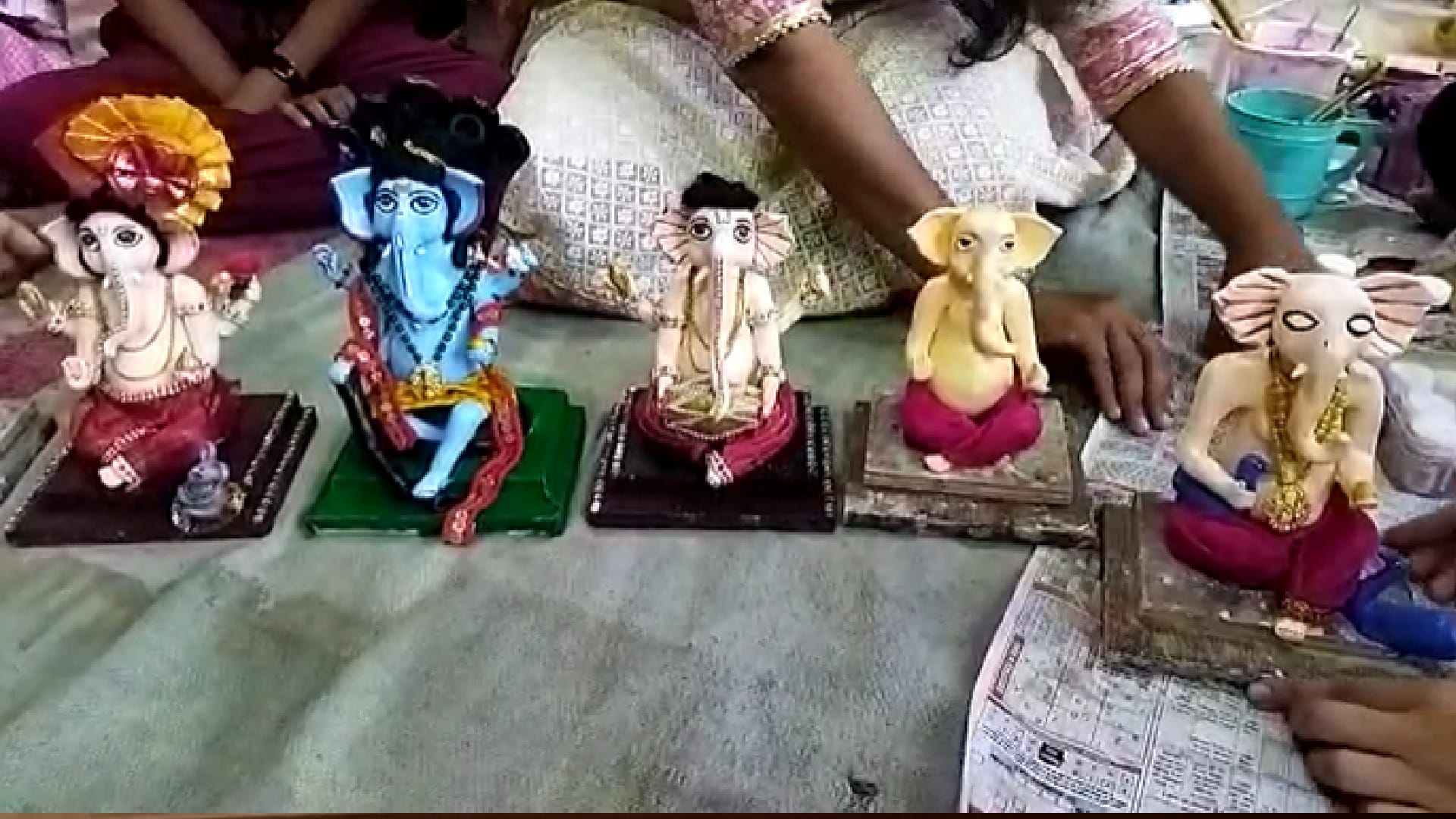 Ganesh Utsav 2022 Market decorated with Ganesh idols in Jabalpur, Central Jail inmates made eco-friendly Bappa