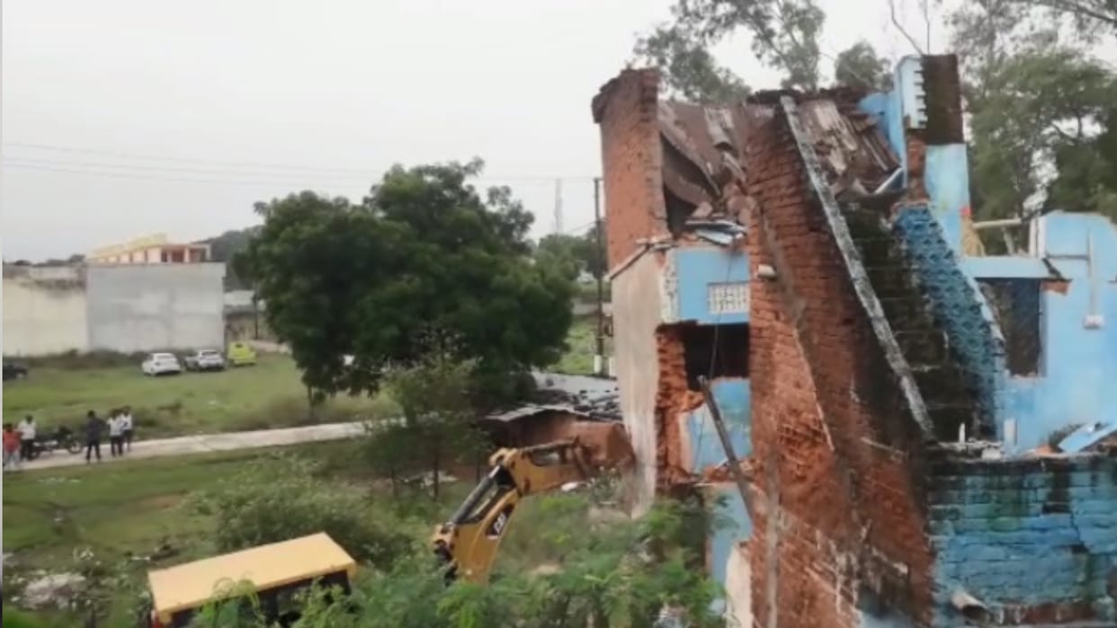 Two storey house collapsed in Chhatarpur seven hospitalised