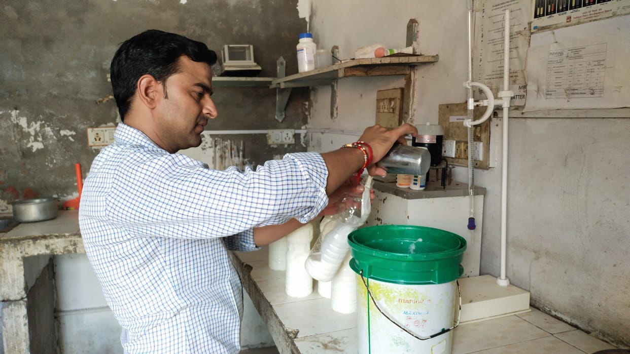Conflict over samples at Milk Chilling Center, police had to be called